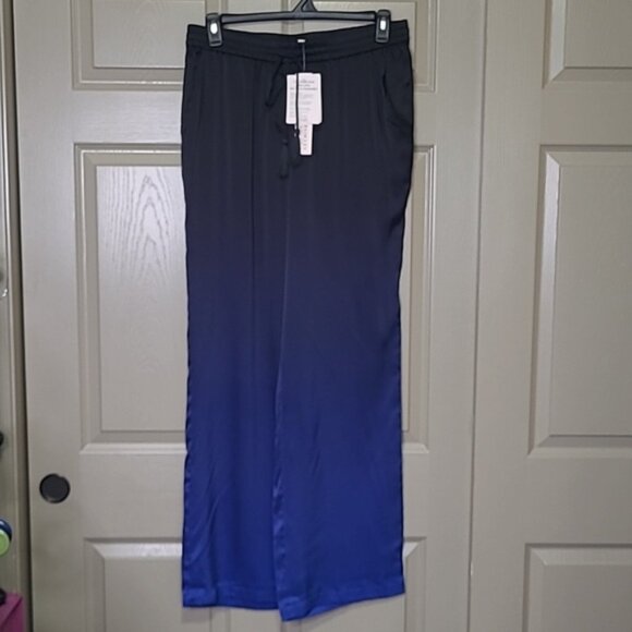 NWT Badgley Mischka silk leisure pants size large - Picture 1 of 8